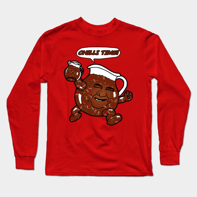 Kevin's World Famous Chilli, Oh-Yeah! Long Sleeve T-Shirt by Harley Warren